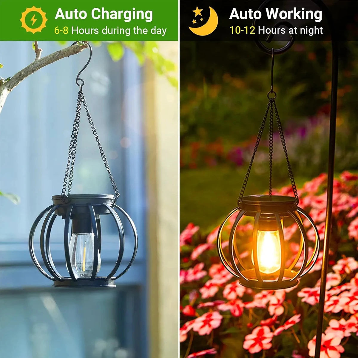 Vintage Solar Hanging Lantern