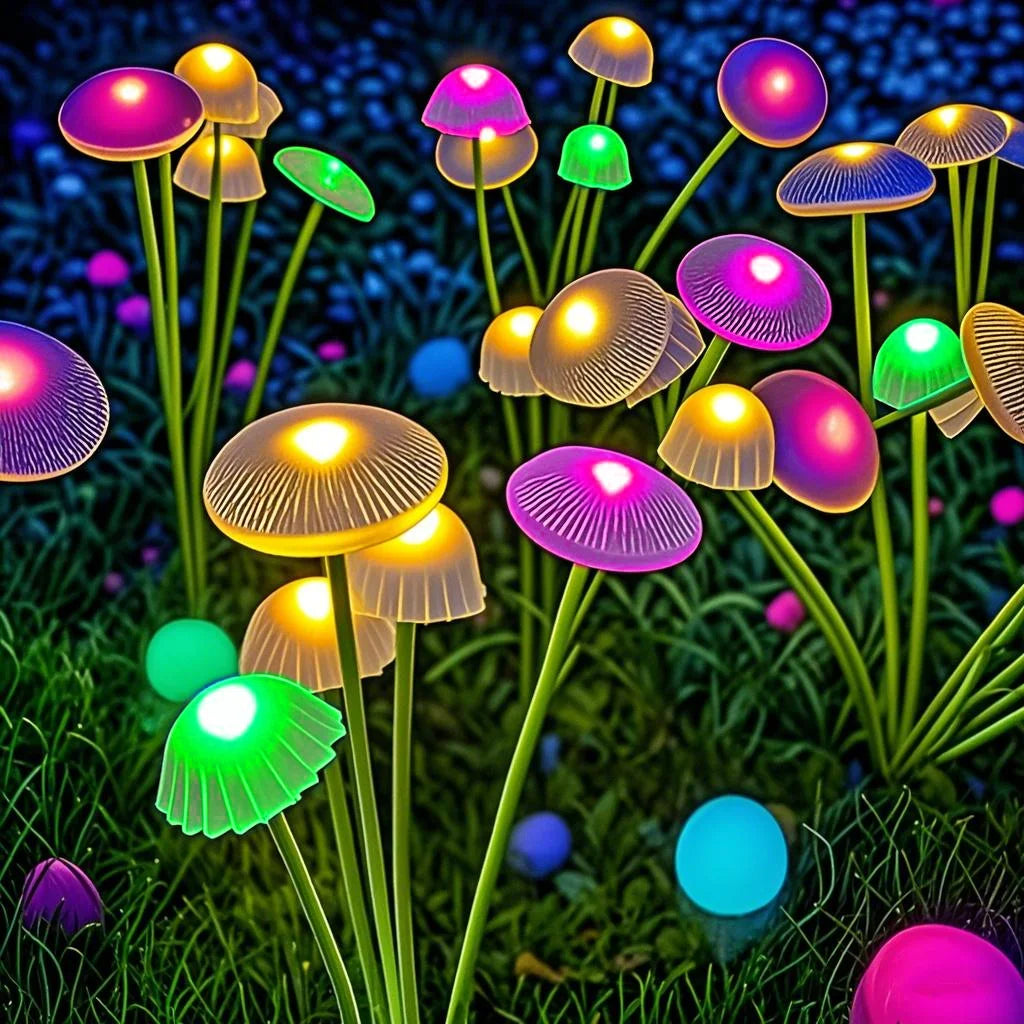 Solar Mushroom Lights
