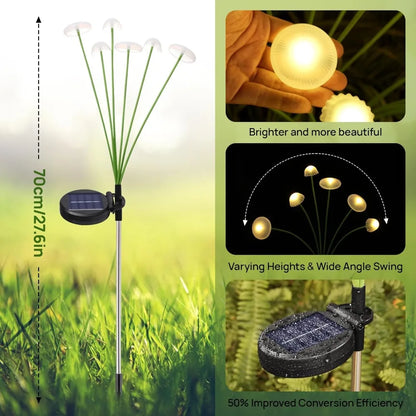 Solar Mushroom Lights