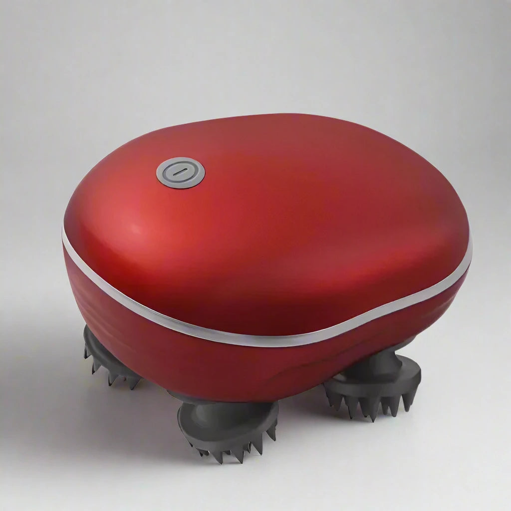 Scalp Massager With Red Light Therapy