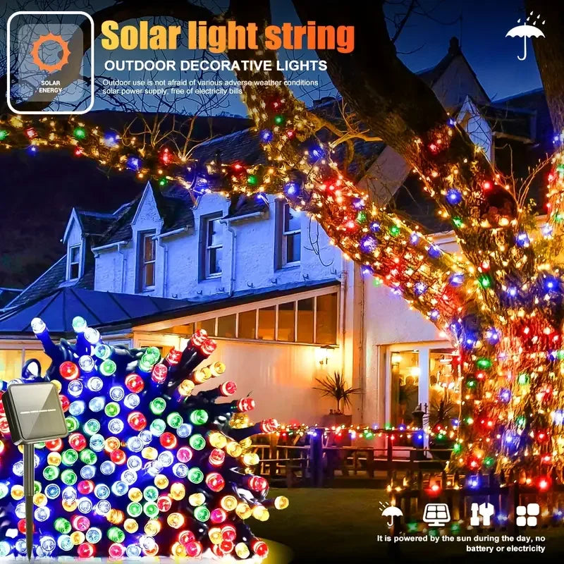 Solar LED String Lights