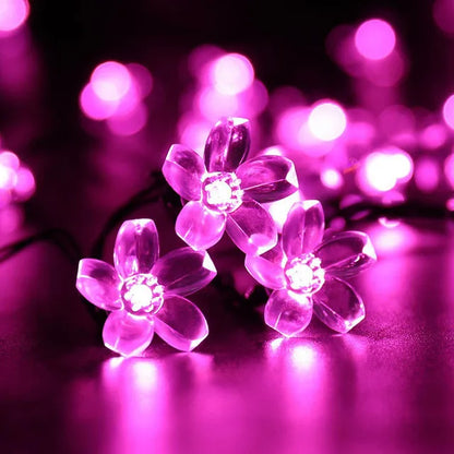 Solar Garden Flowers Lights