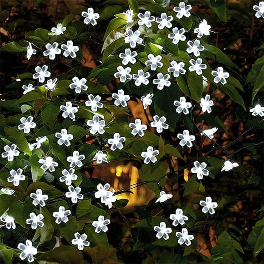 Solar Garden Flowers Lights