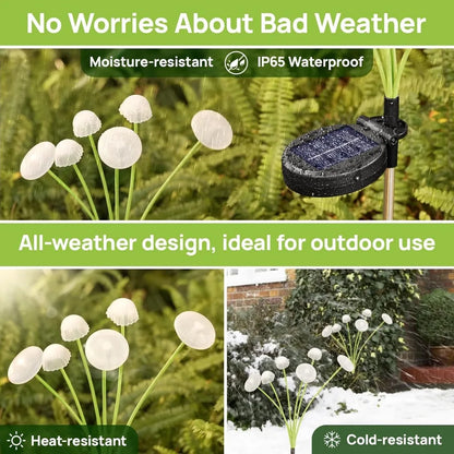 Solar Mushroom Lights